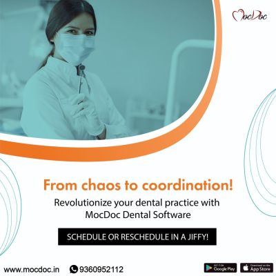 Effortless appointments, and organized schedules. Experience seamless appointment management with our software! No more scheduling conflicts! Learn More: https://mocdoc.in/dental-software