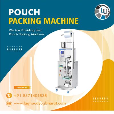 Pouch Packing machine
https://www.laghuudyogbharat.com/pouch-packaging-machine.php