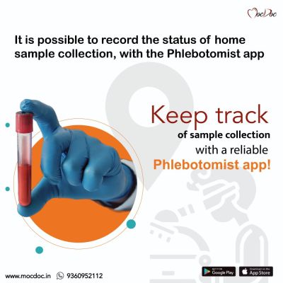 The MocDoc Lab Management Software has a specialized application, that is designed to help the Phlebotomists to record the status of the ordered sample, and sample collection, with respect to the patient record. Know more: https://mocdoc.in/util/lab-management-system
